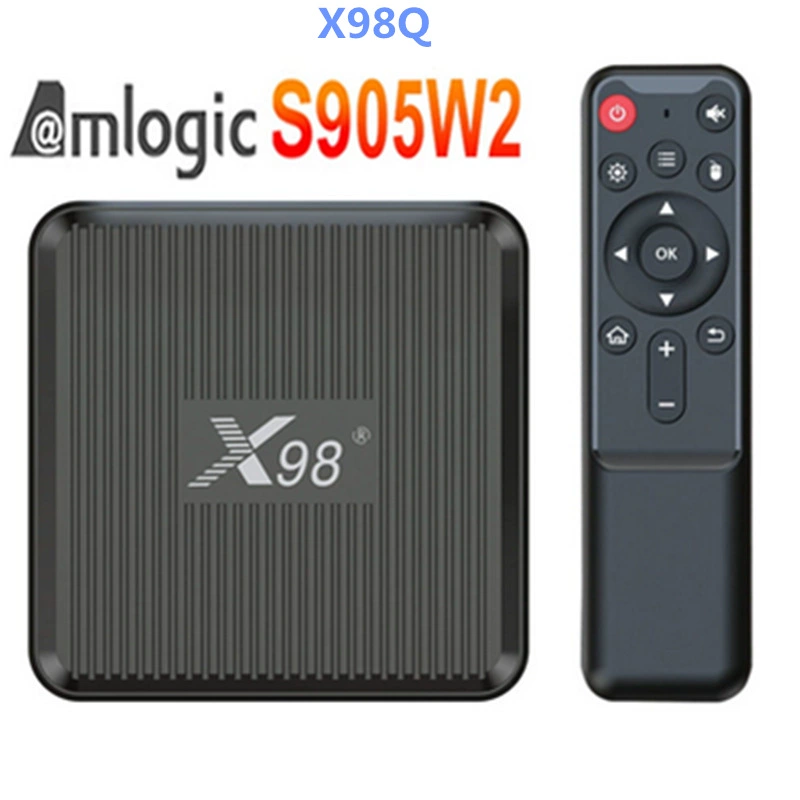 X98Q machine set-top box S905W2 Android 11.0 2GB/16G двухчастотный tvbox 4K high-definition сетевой плеер