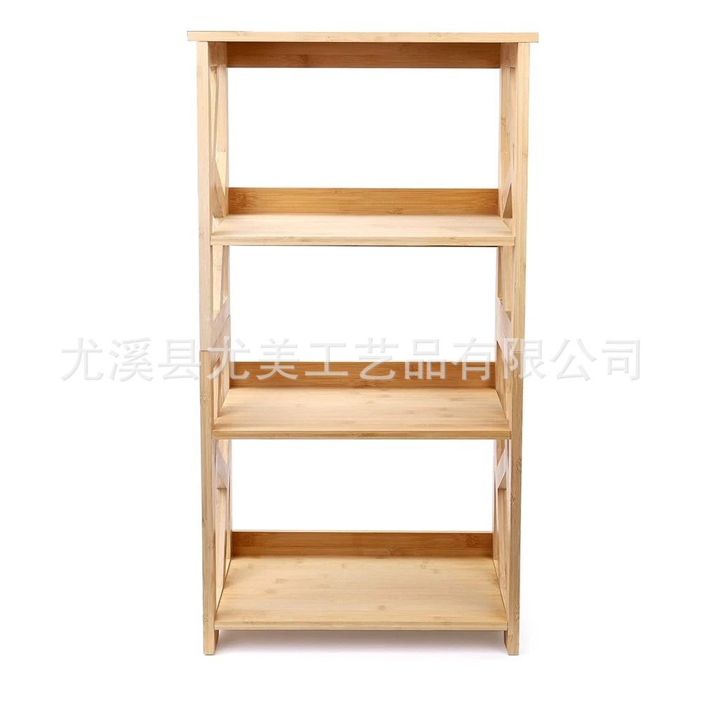 Bambú cocina estante piso dormitorio sala de estar simple estantería multi-capa de almacenamiento de baño estante de almacenamiento