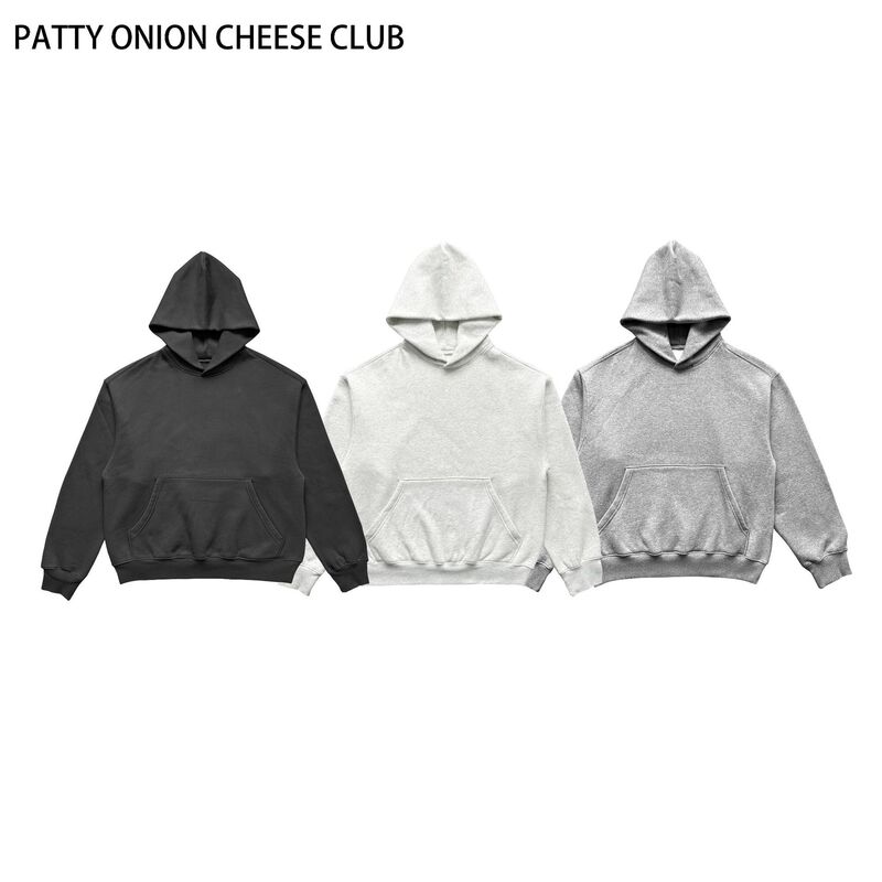Solid Color Ribbed Drawstring 380g Sweatshirt with Good Texture, Cleanfit, Fleece-Lined, Soft and Smooth Feel, Hooded Sweatshirt Solid Color Ribbed Drawstring 380g Sweatshirt with Good Texture, Cleanfit, Fleece-Lined, Soft and Smooth Feel, Hooded Sweatshirt