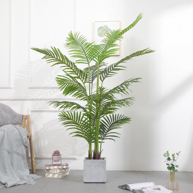 Artificial cola suelta girasol olla Estilo nórdico grande falso verde planta olla sala de estar ventana paisaje decoración piso simulación árbol