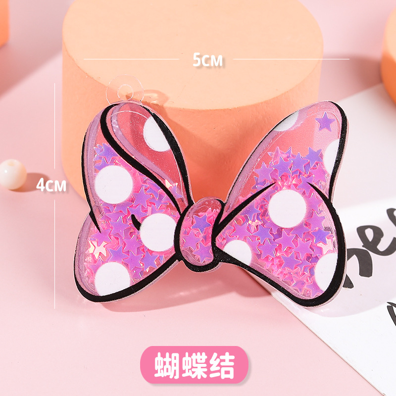 Acrylic pendant with bow