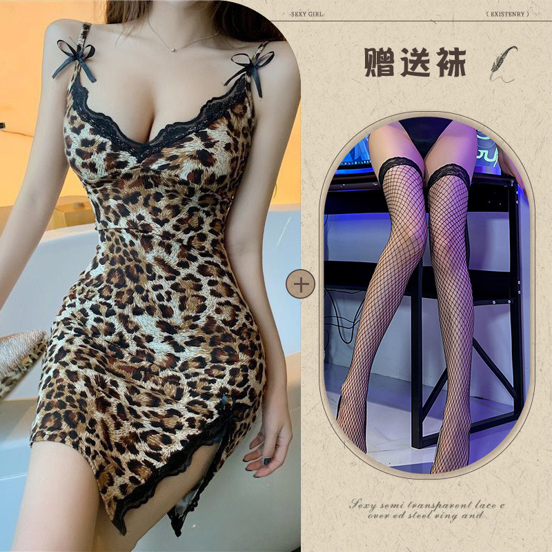 픽쳐슈트+블랙 망사스타킹