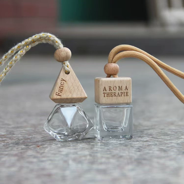Perfume, container, pendant for auto, wooden bottle, accessory, 8 ml