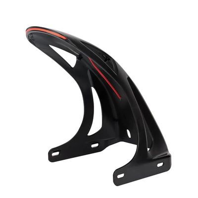 Suitable for Mavericks uqi No.9 Electric Vehicle Mechanic Rear Fender 7075 Flat Fork Modification with Light Front Back (Electric vehicle fender) - 7075-front-luminous-fender