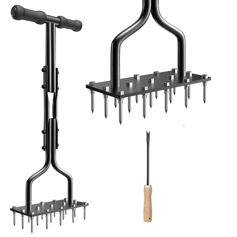 亚马逊新款松土器Lawn Aerator Spike Manual Tool|undefined