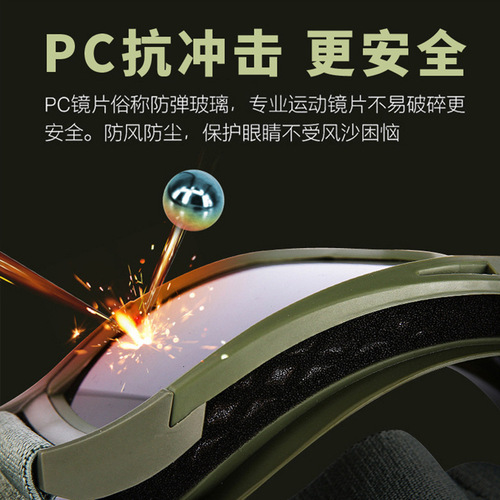 Desert Locust tactical glasses live shooting military fan goggles equipment retro Harley motorcycle protective goggles