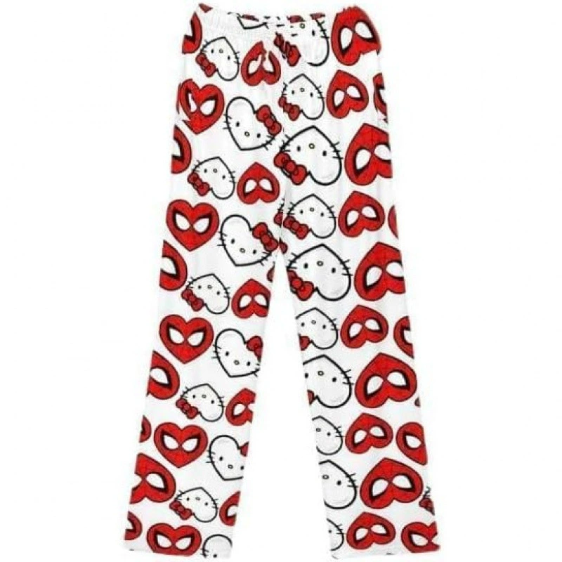 Hello Kitty, летние тонкие брюки с рисунком, импортные, Amazon