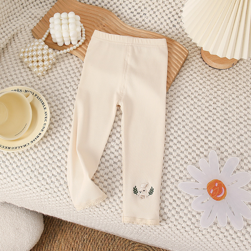 2026 niñas primavera y otoño leggings nuevas niñas bebés de otoño ropa infantil pantalones de otoño versátiles
