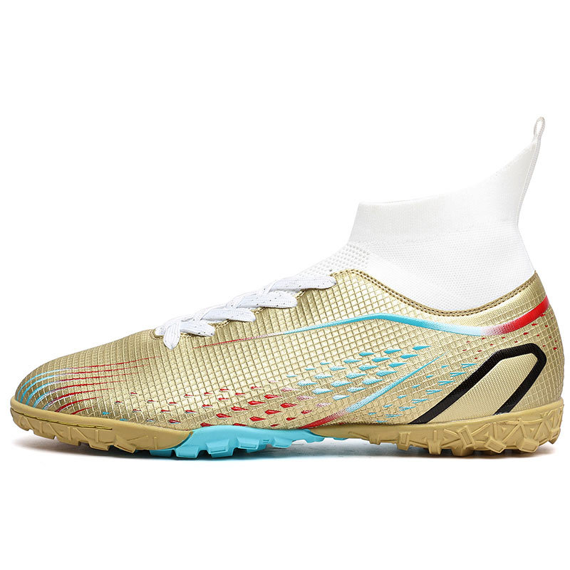 Nuevos zapatos de fútbol para hombres y mujeres zapatos de fútbol clavos adultos clavos largos zapatos de entrenamiento de niños adolescentes fábrica