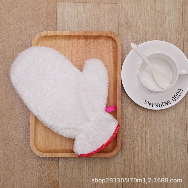 Guantes para lavar platos de fibra de bambú, paños para lavar platos para el hogar, trapos de cocina, estropajos, toallas de limpieza, guantes impermeables.