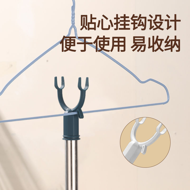 撑衣杆家用伸缩晾衣杆一根叉丫晒衣服的衣架杆子凉取挑衣叉挂宿舍|undefined