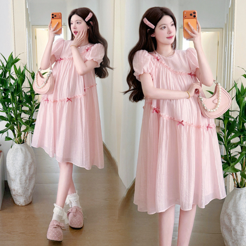 2026 Summer New Arrival Fresh and Sweet Ladylike Maternity Dress Plus Size Maternity Dress 2026 Summer New Arrival Fresh and Sweet Ladylike Maternity Dress Plus Size Maternity Dress