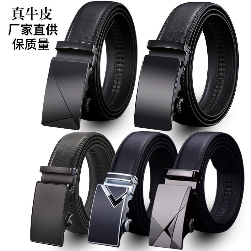 Men's elite belt, leather trousers for leisure, wholesale, genuine leather