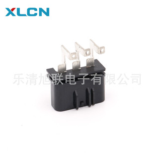Dj7034-6.3-10Aw Right Angle Car Pcb Board Connector Plastic Shell