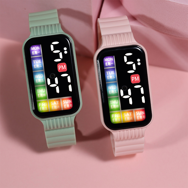 fashionable square digital watch