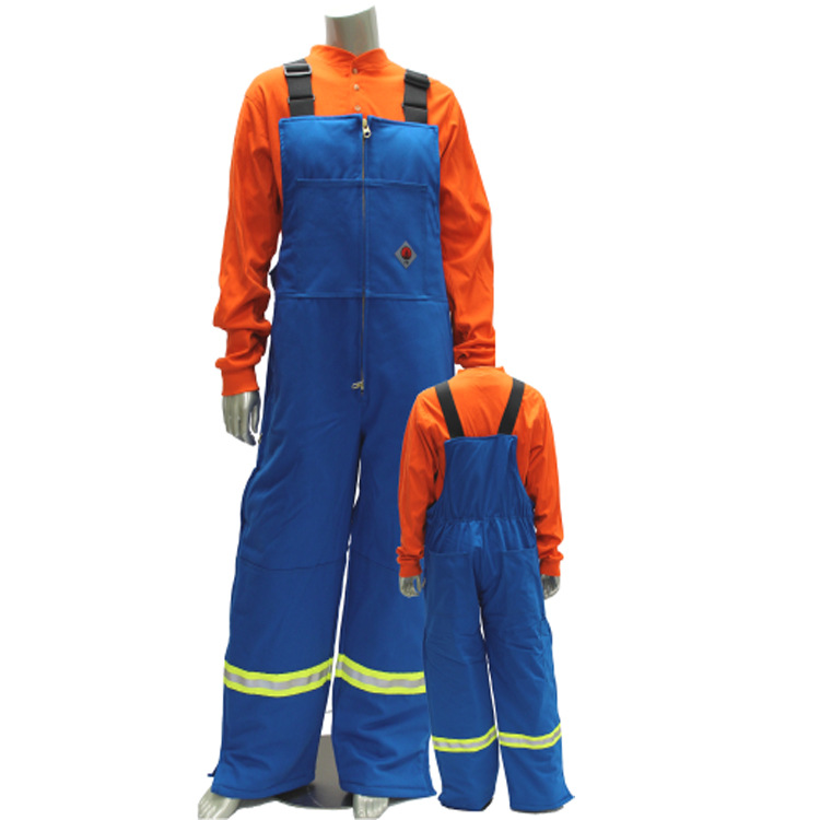 厂家批发连体背带无袖阻燃防火工装连体背带裤 厂家生产