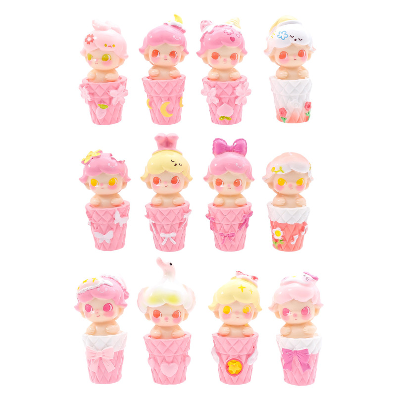 さくらカップ Diddy 樹脂かわいい人形 diy デスクトップ装飾品 Douyin ライブルームペアリングブラインドボックス卸売|undefined