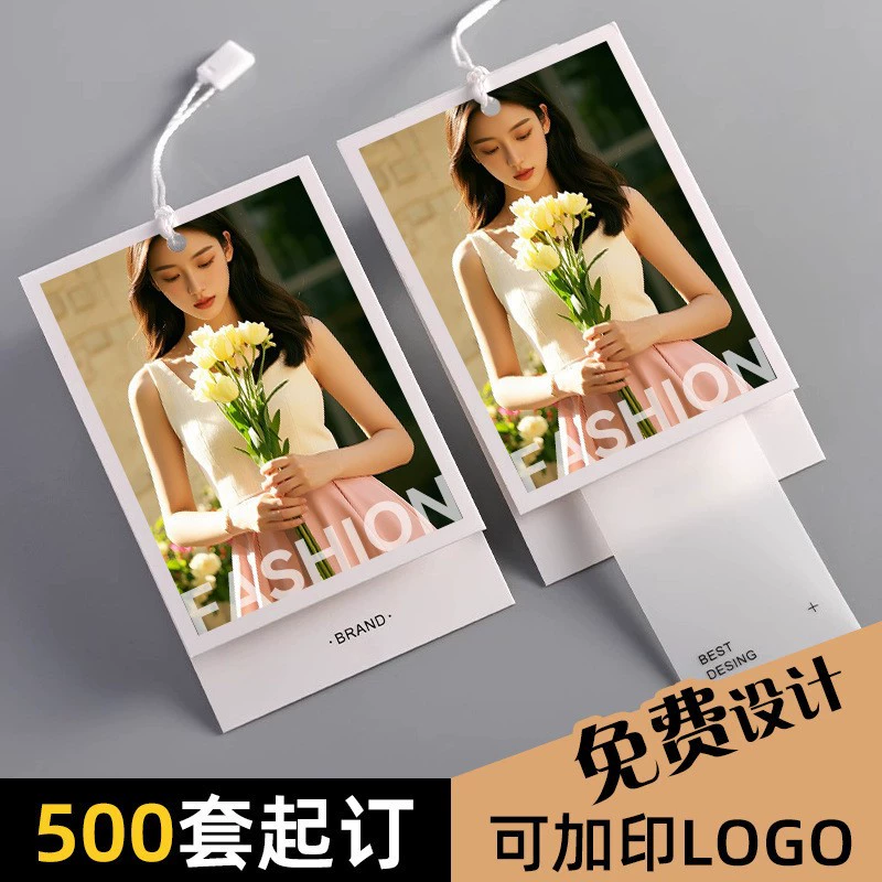 Новые бирки для женской одежды в китайском стиле с напечатанным логотипом, оптовые этикетки для одежды, вышитые модные фирменные бирки на заказ.