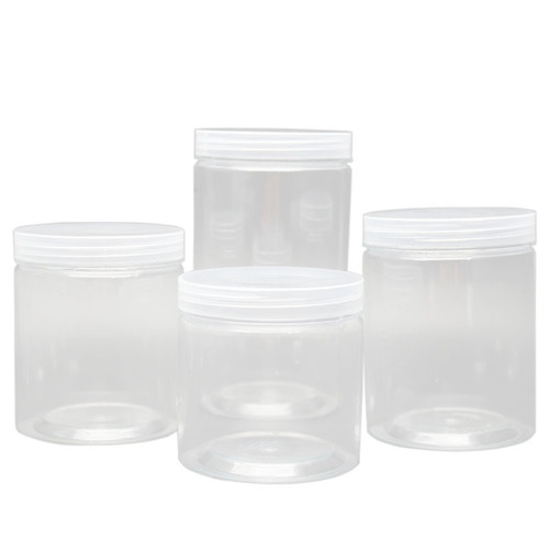 Wholesale 85 caliber plastic transparent bottle nuts, cereals, snacks, honey sealed jars wide mouth storage jars