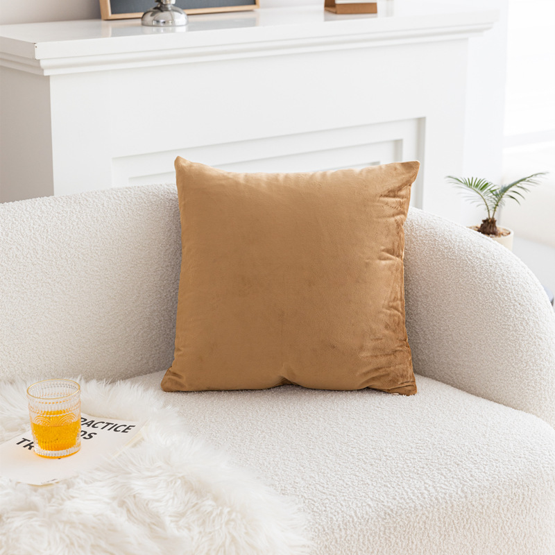 Crema de alto nivel retro viento nudo abrazo funda de almohada sofá cama cama marrón almohada de cintura cojín núcleo ventana flotante