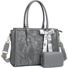 款Laptop Tote for Women .3 inch PU Leather Compatible