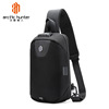 man business affairs leisure time Chest pack fashion Trend Shell function performance Theft prevention collocation One shoulder Inclined shoulder bag