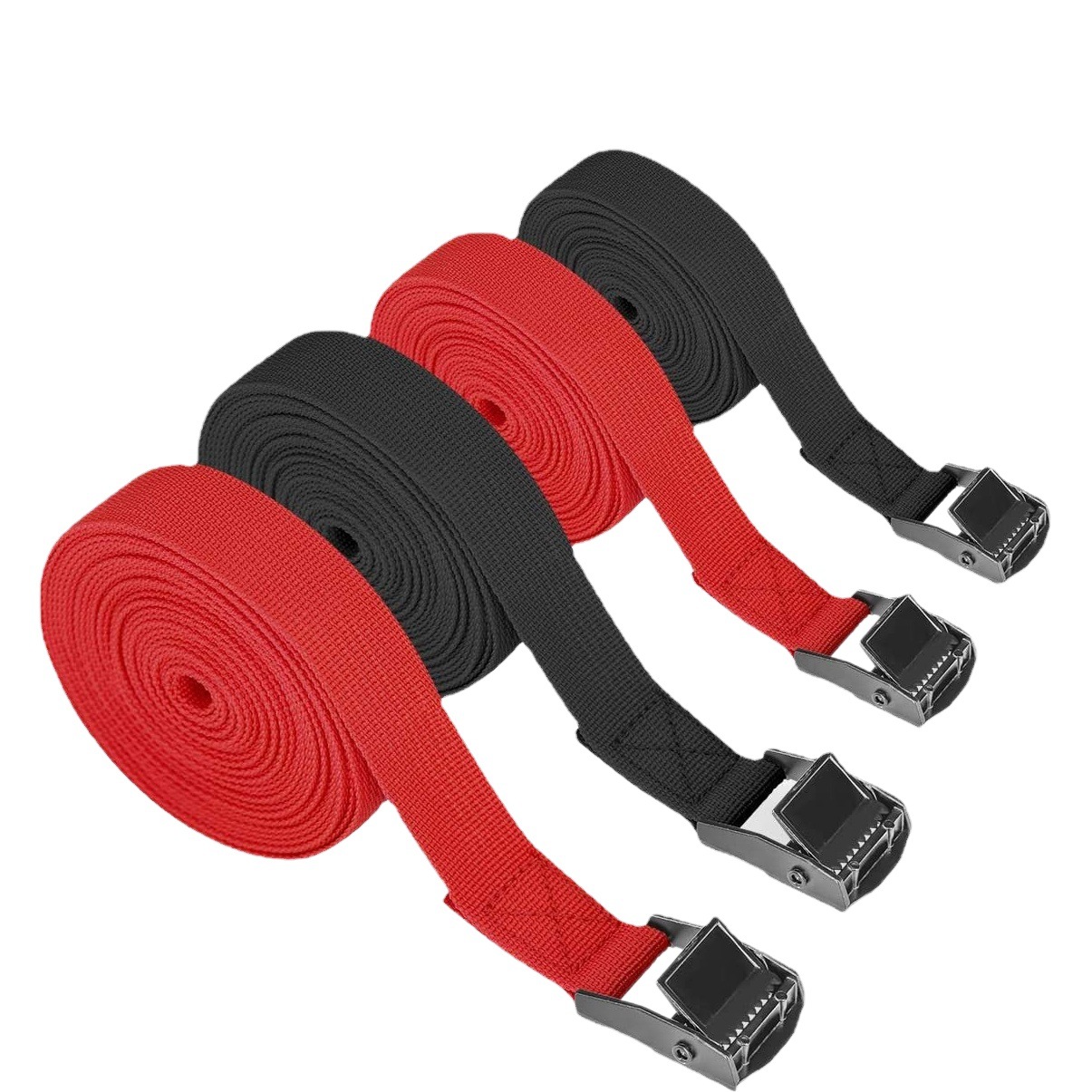 En stock aleación de zinc hebilla de equipaje estante vinculante cinturón camión motocicleta al aire libre ajustable tensor vinculante cinturón