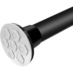 F 63797 Adjustable No Drill Closet Curtain Rod ��s��ᔗU