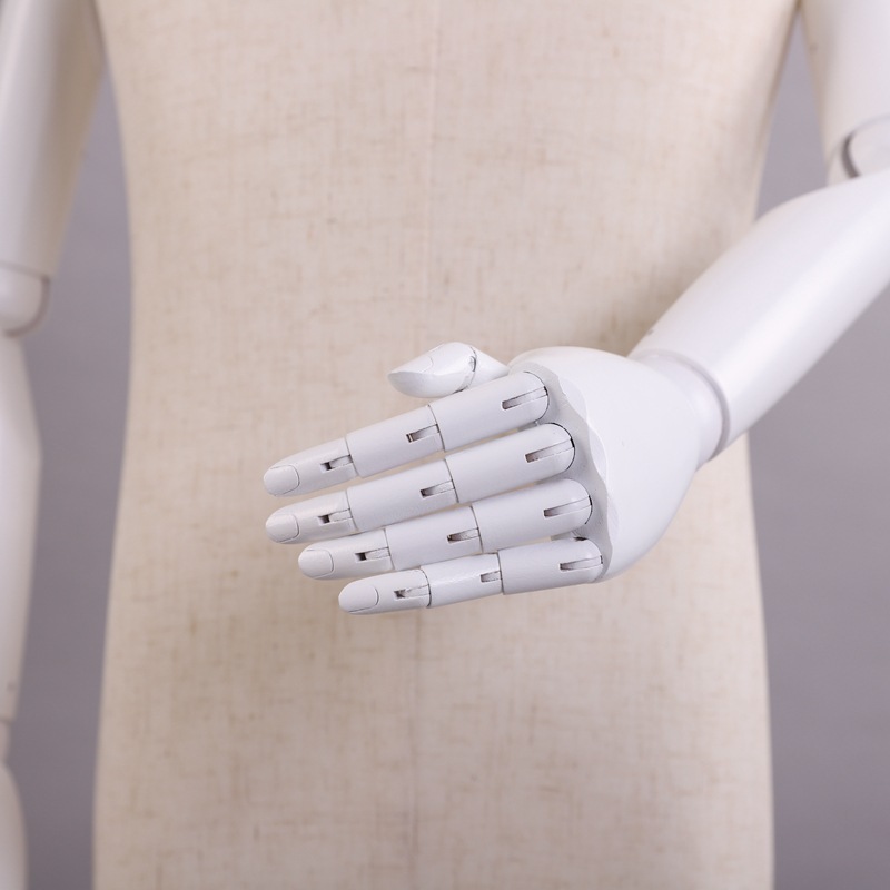 儿童模特白色圆盘底座