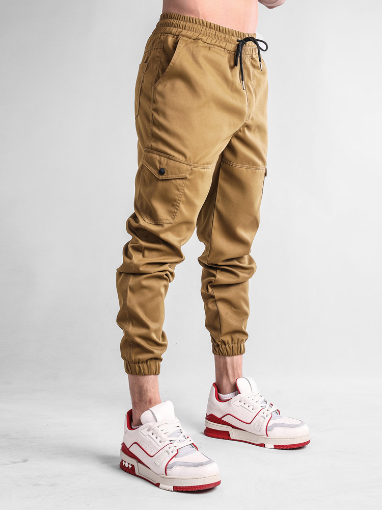 El comercio exterior de tamaño Europeo pantalones de chándal de los hombres al aire libre desgaste de moda marca herramientas de tobillo-longitud Pantalones deportivos de primavera y otoño casual Nuevo