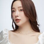 满天星可调节珍珠项链锁骨链不褪色简约时尚抖音直播热款厂家批发