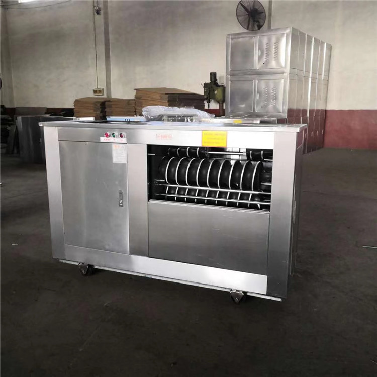 小型馒头机商用 对辊式圆馒头机 仿手工老面馒头机厂家