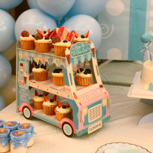 一次性盘子纸盘野餐盘蛋糕碟子生日派对甜品台蛋糕架装饰布置餐具