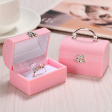 手提包丝绒项链耳钉饰品包装盒饰品礼品包装盒戒指盒植绒首饰盒