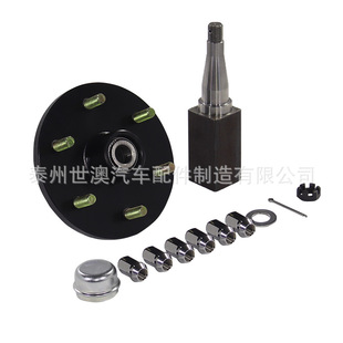 6-Hole 3500 Pound Hub Axle Head Hub Unit Trailer Axle Head Rv Trailer Haba Head Australian Model 190Afss