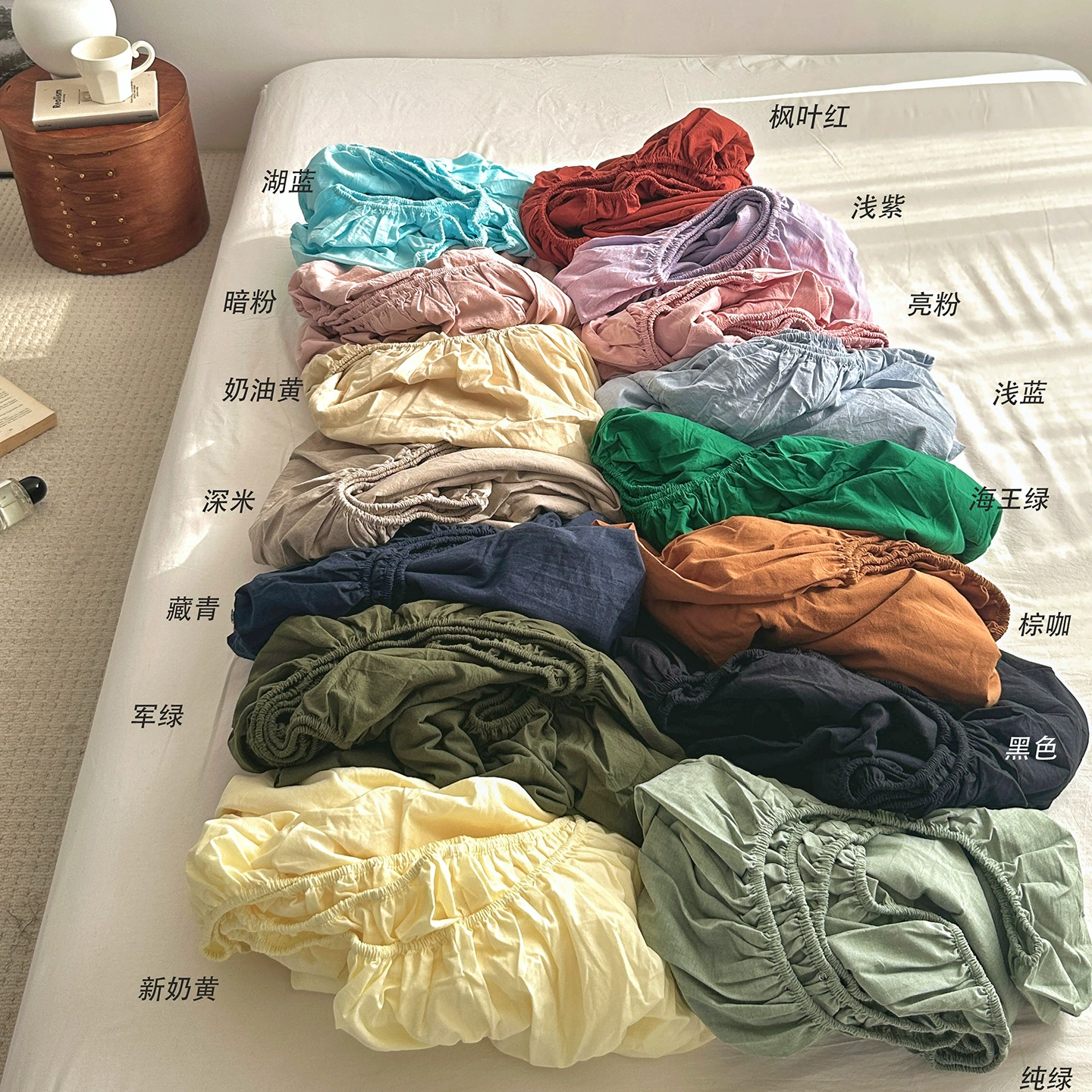 Однотонная простыня из чистого хлопка, цельный пододеяльник, простой пододеяльник из чистого хлопка, оптовая продажа от производителя