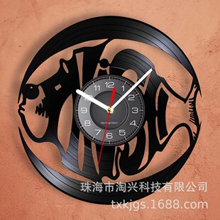 ���z��Ƭ���RVinyl Wall Clock�͹ő��f���R����Ꭷ�~�r�R�羳