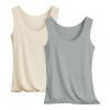 Women's ice silk vest gray + skin