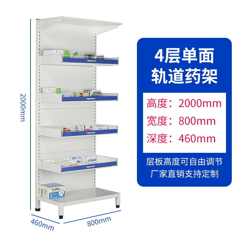 医院门诊西药柜药品货架诊所药盘架药房西药架开放式金属摆药架子|undefined