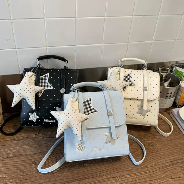 2026 Spring/Summer New Fashion Trend Single Shoulder Crossbody Bag for Girls, Commuting Casual Backpack, Multi-use Small Backpack