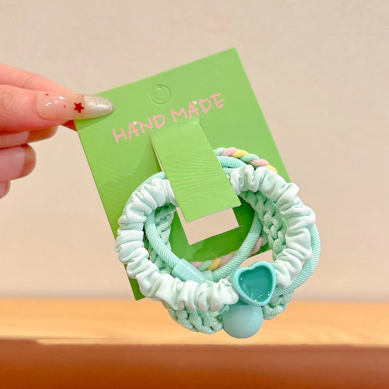 Cuerdas de cabeza 2025 nuevas líneas de cabello de alta gama de niñas niñas de alto valor de cara anillo de cabello de correa de cabello de niñas cubierta de cuero tocado