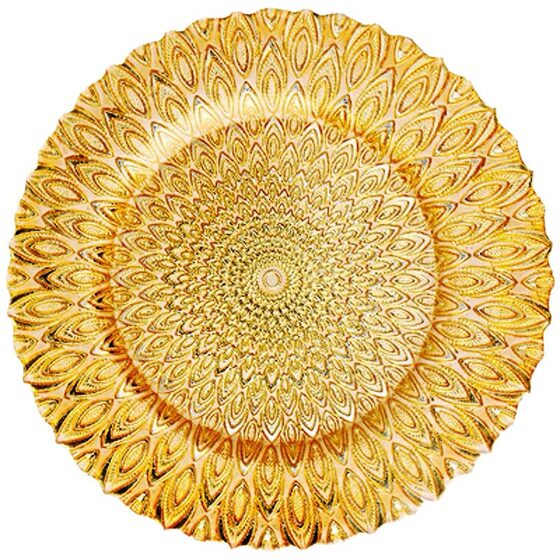 High-Appearance Round Glass Fruit Plate for Living Room Home Salad Dessert Dim Sum Western Food Plate Creative High-Level Sense Plate