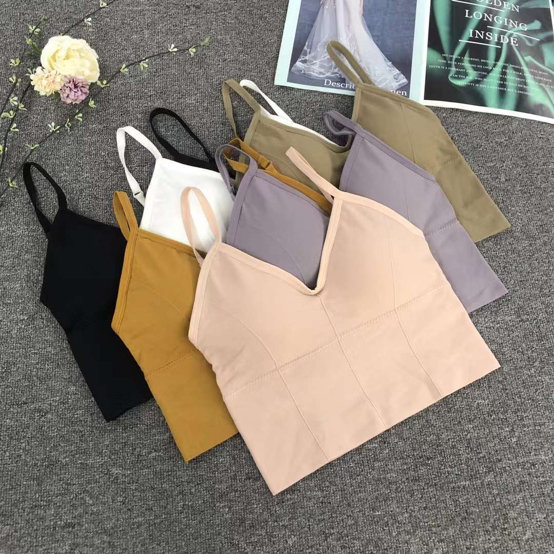 Nuevo chaleco sin costuras de alta elasticidad de alta calidad de dama sin anillo de acero bra de yoga ropa interior deportiva mujer al por mayor