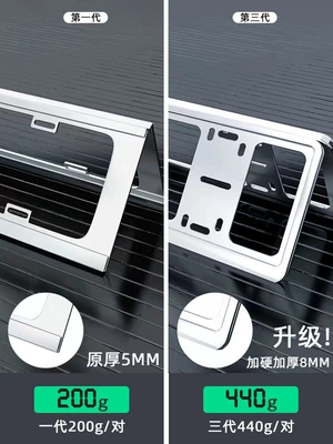 Double-Layer License Plate Frame Magnesium Alloy New Energy License Plate Holder Car License Plate Frame License Plate Protection Frame Cover (License plate holder/license plate holder) - note-one-set-is-shipped-with-one-piece-and-accessories-are-shipped-the-wholesale-price-is-for-the-bare-frame-without-accessories