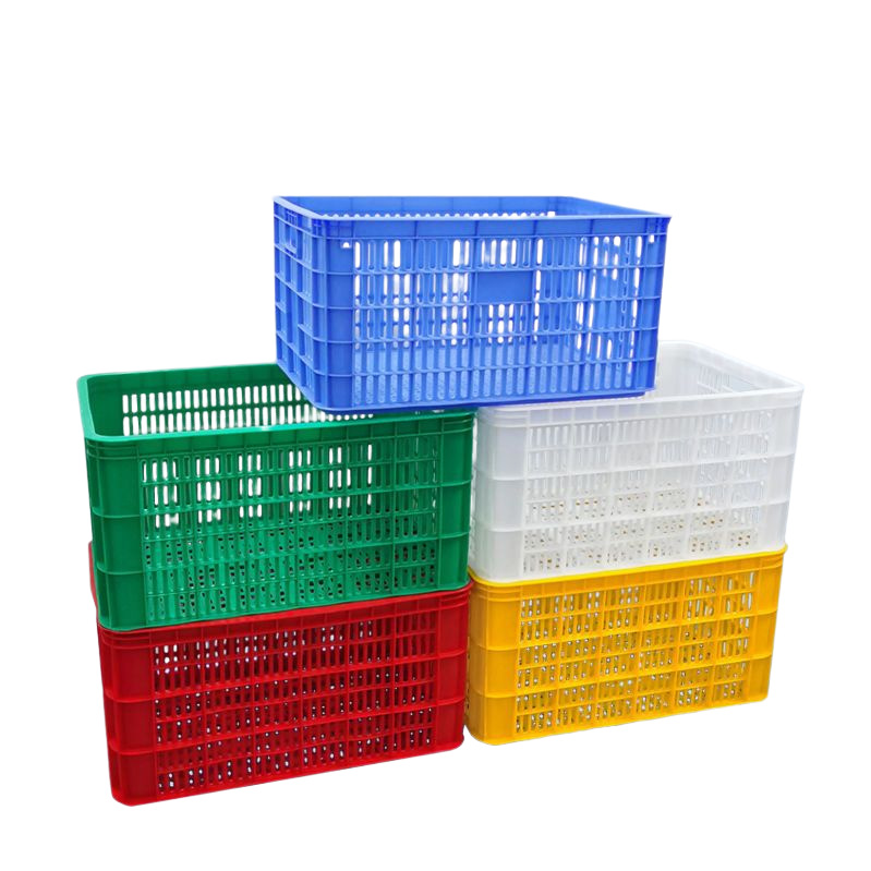 加大号蔬果生鲜仓库周转筐塑料周转箩镂空塑胶框服装鞋材纺织胶箱