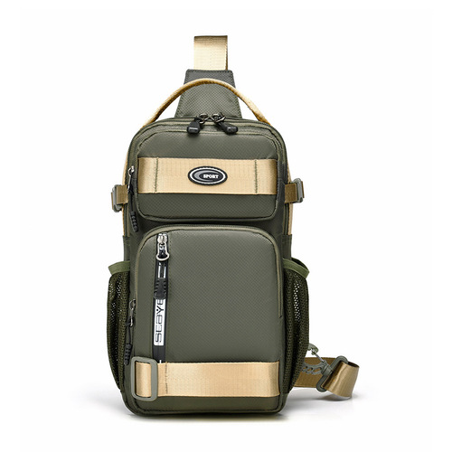 Large Capacity Men's Backpack Oxford Cloth Chest Bag Crossbody Bag Shoulder Bag Outdoor Multi-functional Waterproof