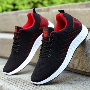 Men's Breathable Casual Running Shoes Korean Style Fashionable Sports Shoes