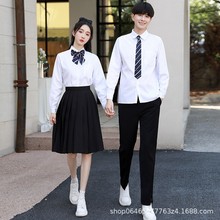 初中学生五四诗歌朗诵比赛演出服套装毕业季班服高中生学院风校服
