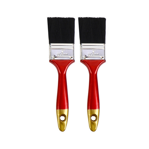 Clear red and gold tail boar bristle brush marine industrial brush barbecue household renovation tool paint brush