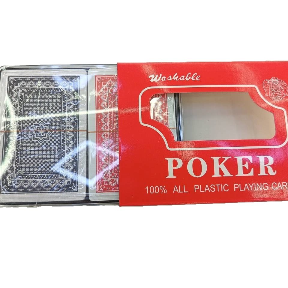 Fabricante directo POKER28 seda blanco tarjeta de plástico no desgarrida resistente al agua gramo esmerilado lavado con agua pequeña fuente de PVC póquer